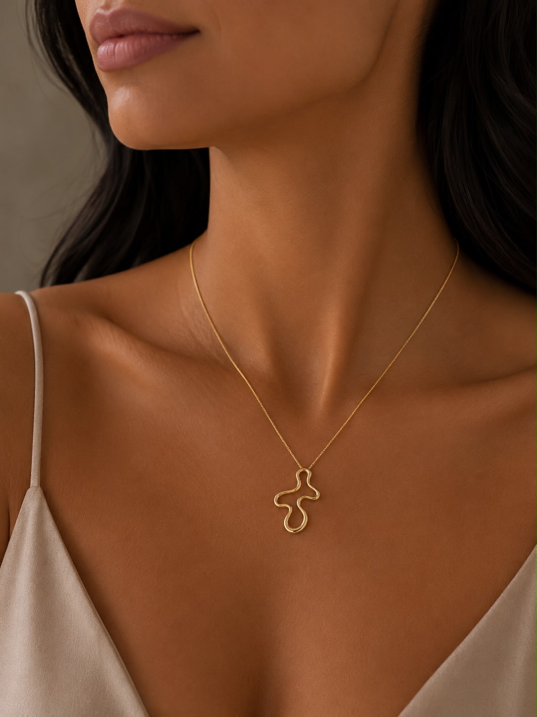 Collar Nuvem con Baño de Oro 18K