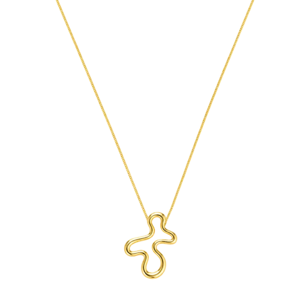 Collar Nuvem con Baño de Oro 18K