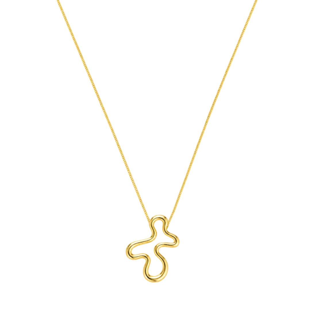 Collar Nuvem con Baño de Oro 18K