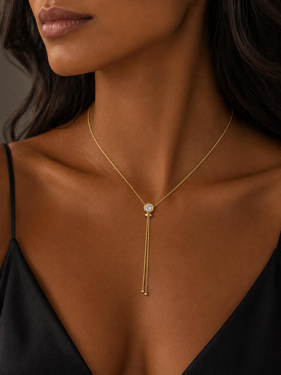 Collar Belle Glow con Baño de Oro 18K
