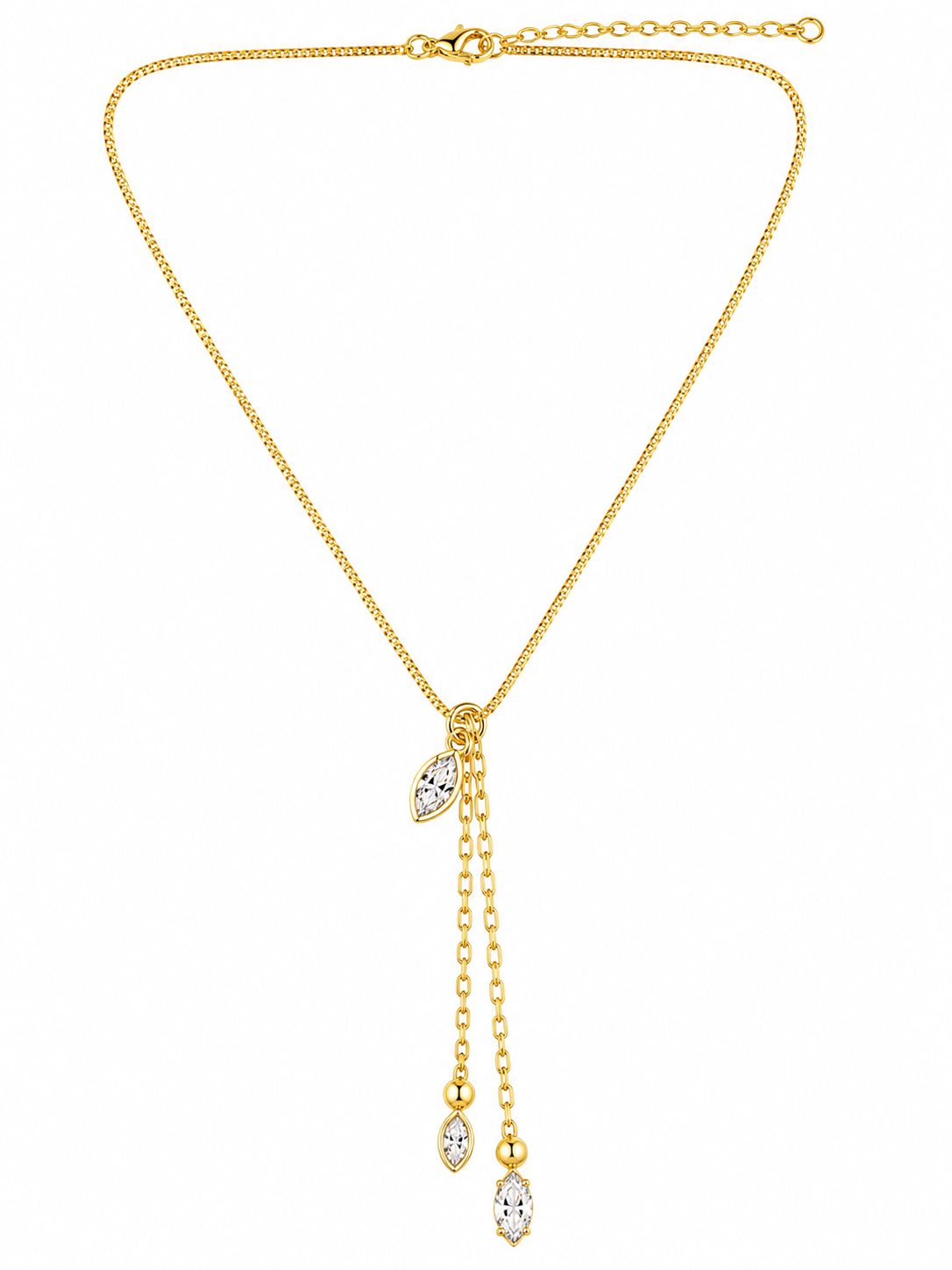 Collar Dorado Soleil Chic con Baño de Oro 18K Alenza dorado amarillo premium baño oro 18K