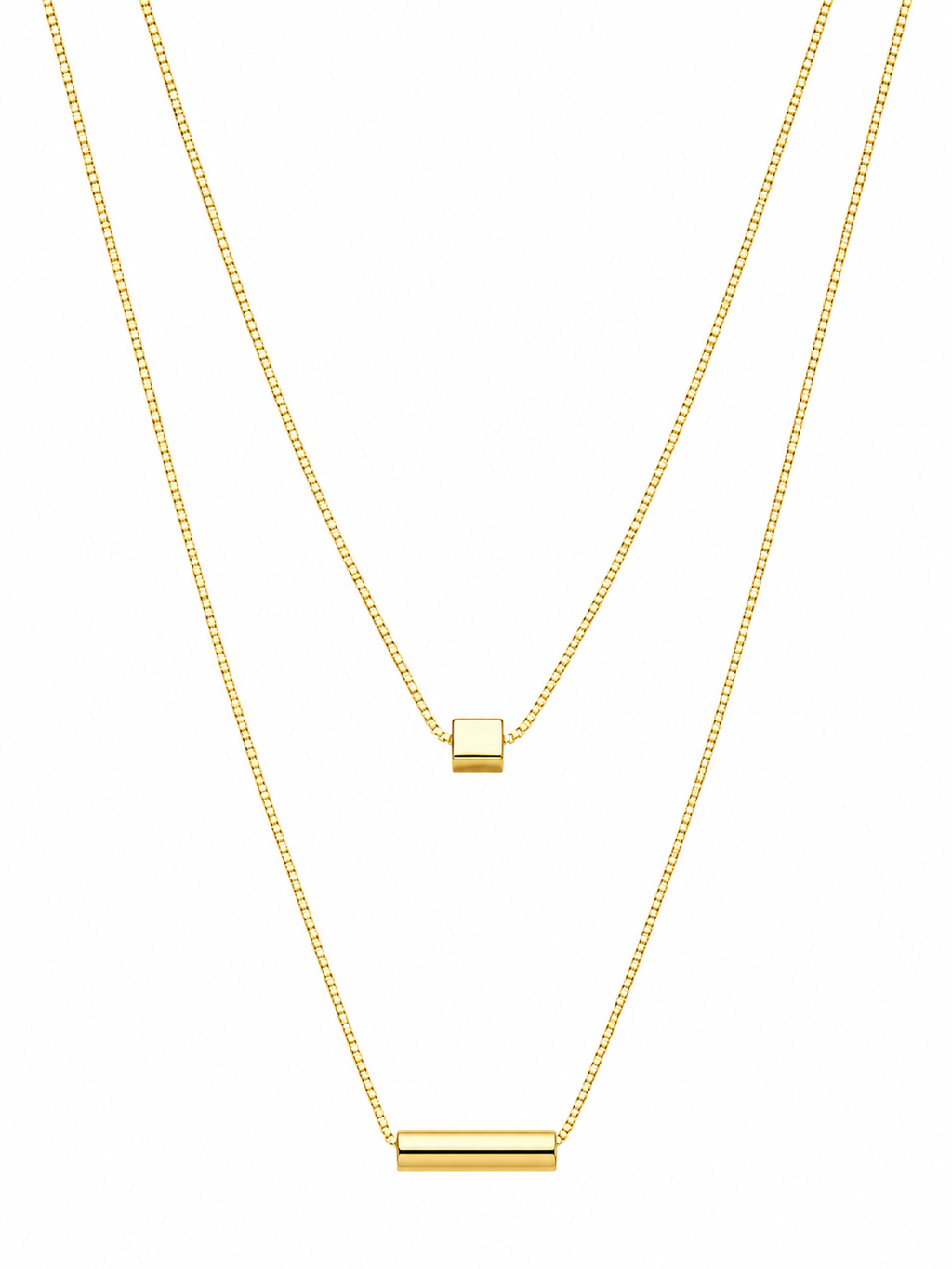 Collar Estela con Baño de Oro 18K