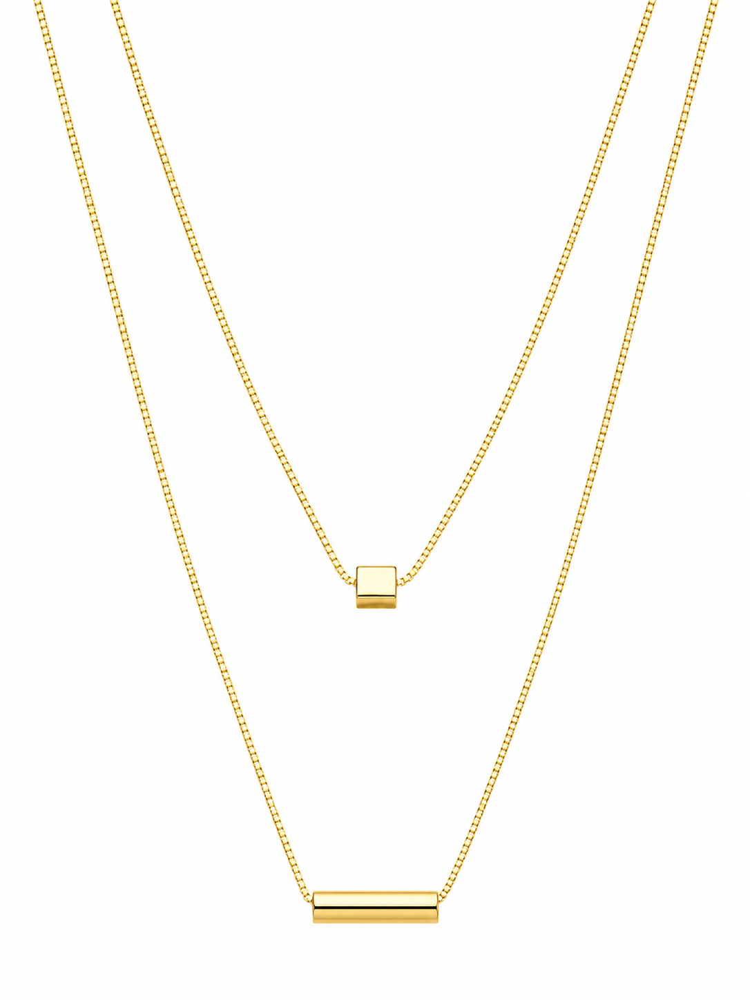 Collar Estela con Baño de Oro 18K