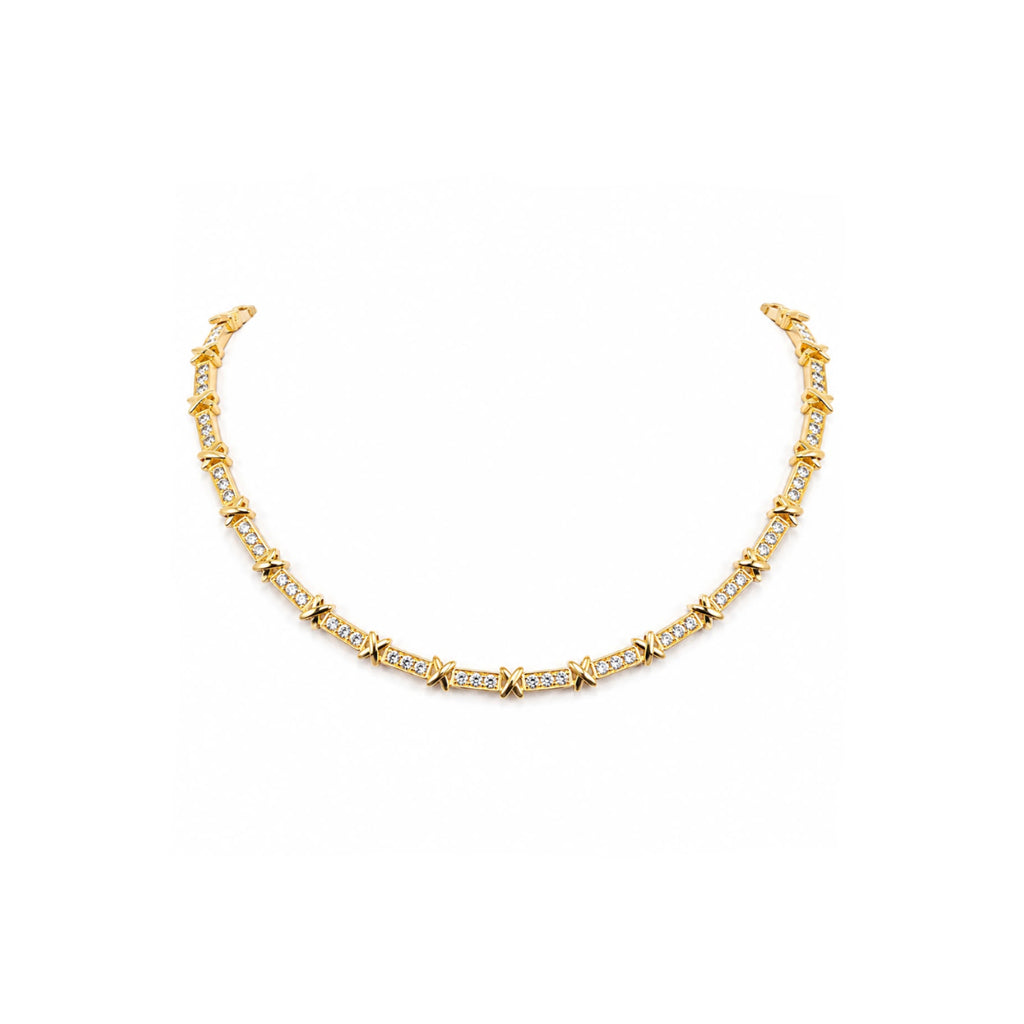 Collar Estelar con Baño de Oro 18K