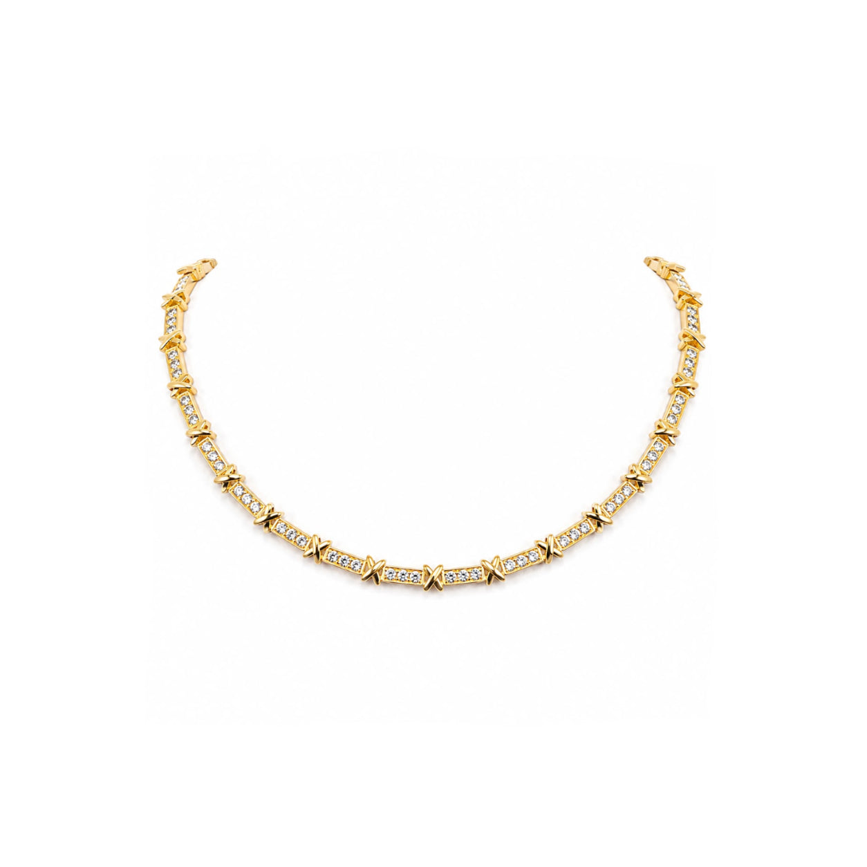 Collar Estelar con Baño de Oro 18K