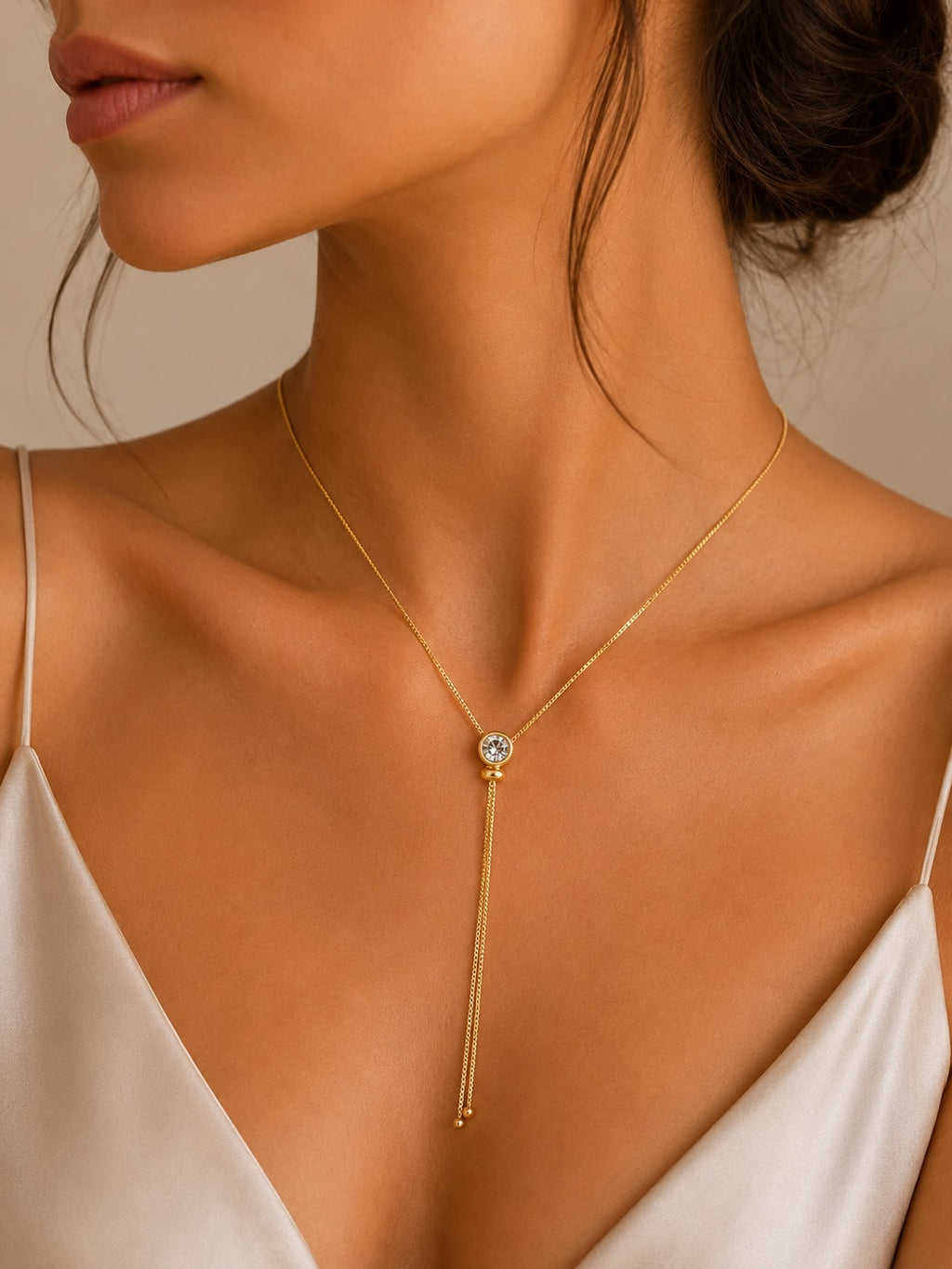 Collar Belle Glow con Baño de Oro 18K