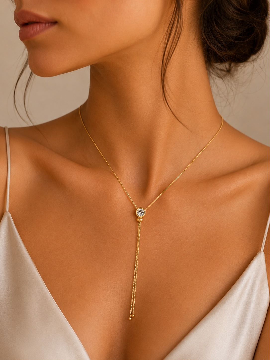 Collar Belle Glow con Baño de Oro 18K