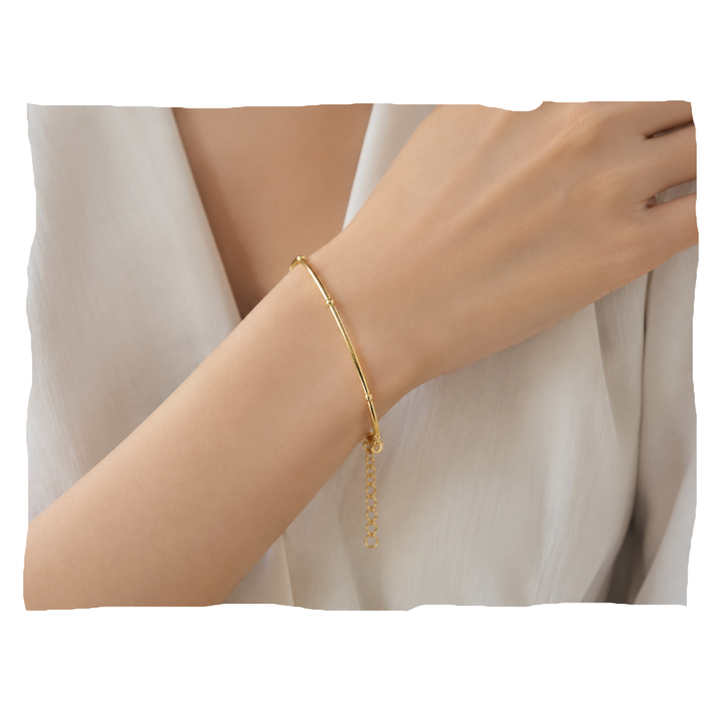 Pulsera Golden Balance con Baño de Oro 18K.