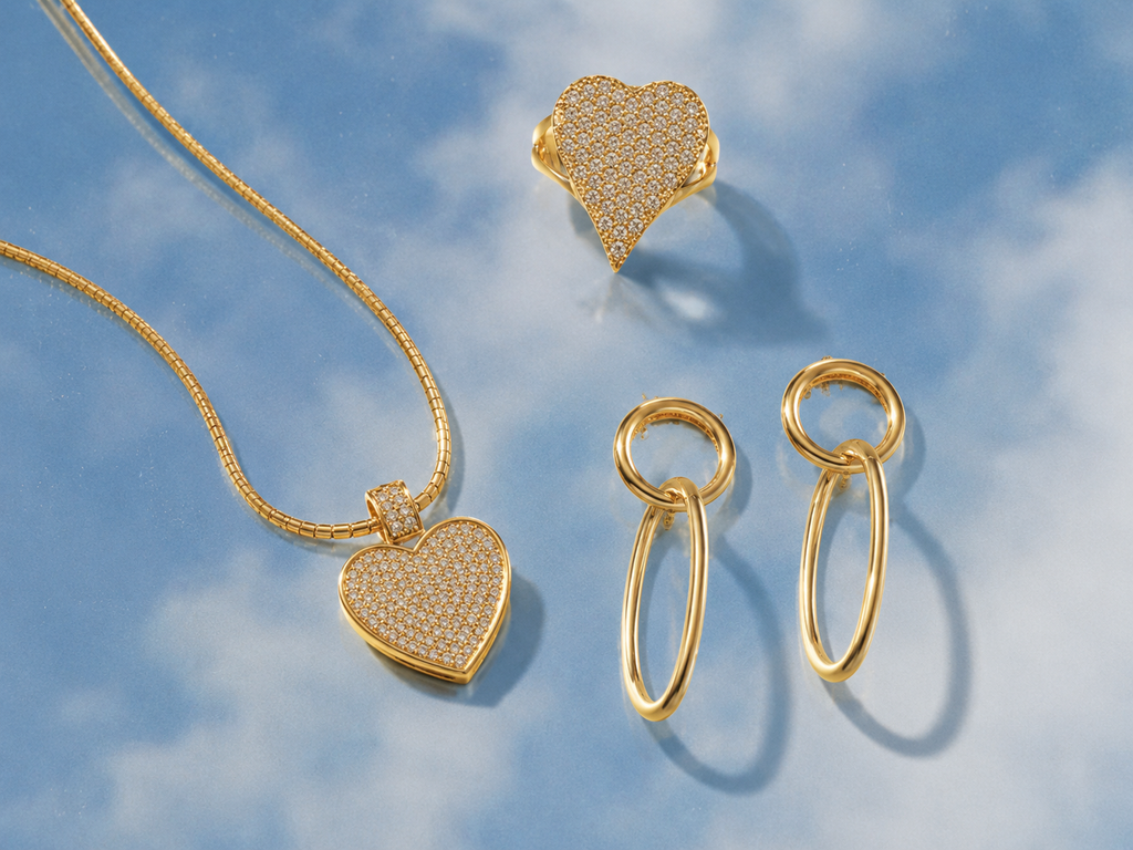 SET LUMINA con Baño de Oro 18K