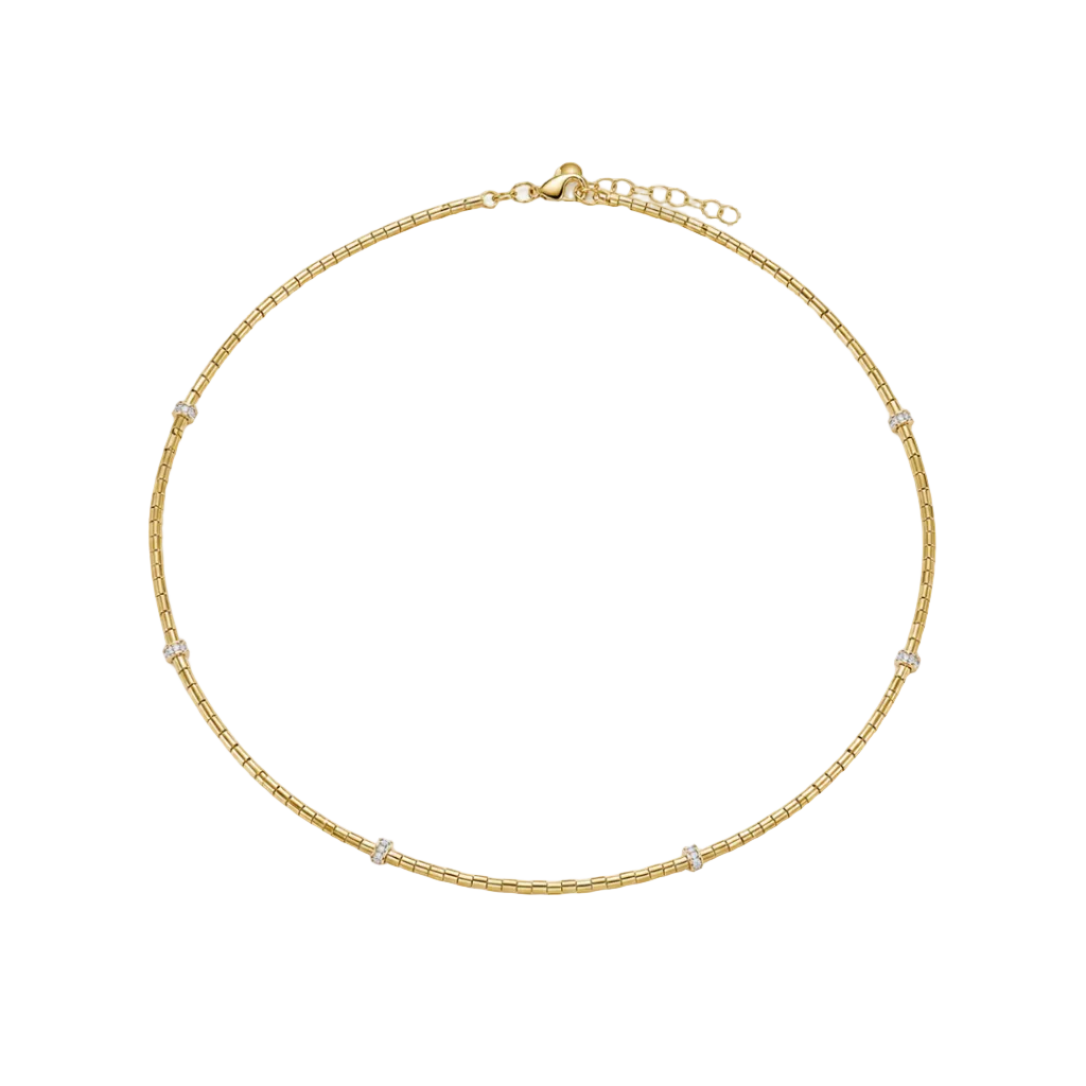 Collar Golden Harmony con Baño de Oro 18K.