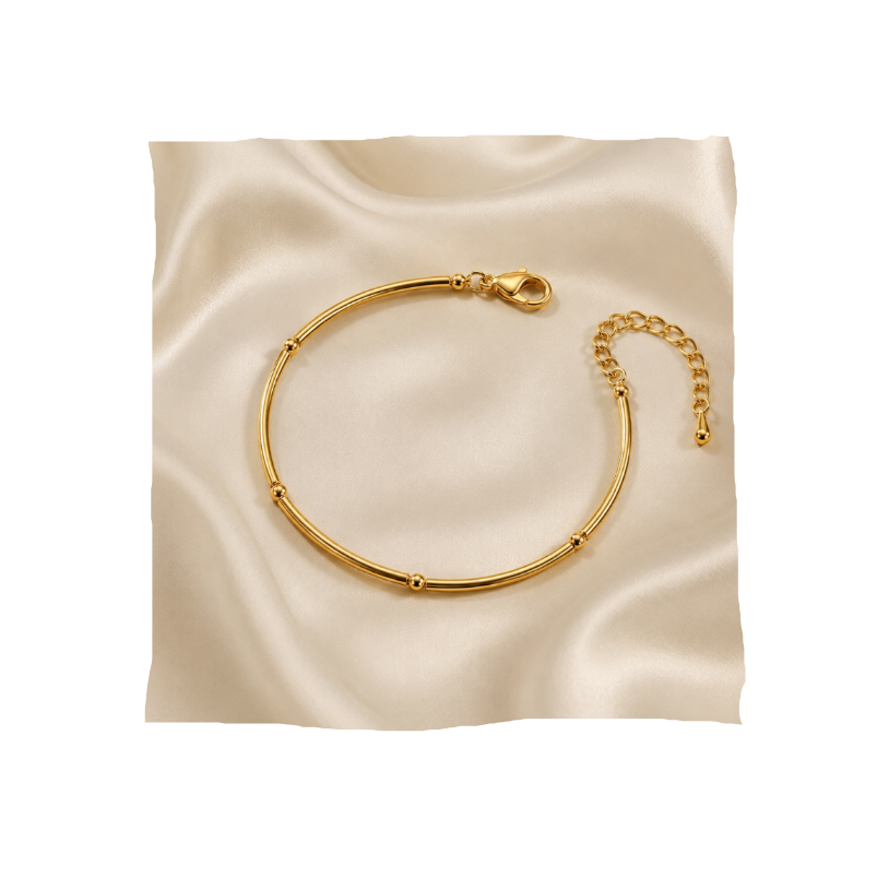 Pulsera Golden Balance con Baño de Oro 18K.