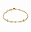 Pulsera Radiant Touch con Baño de Oro 18K