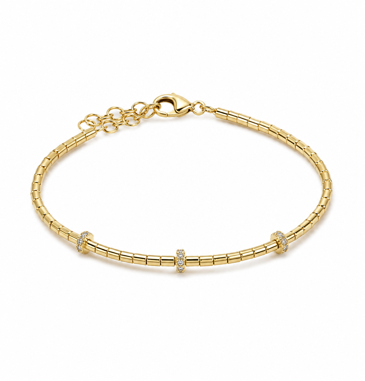 Pulsera Radiant Touch con Baño de Oro 18K