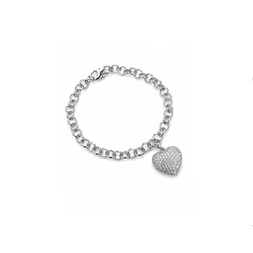 Pulsera Corazón Lumina con Baño de Oro 18K.