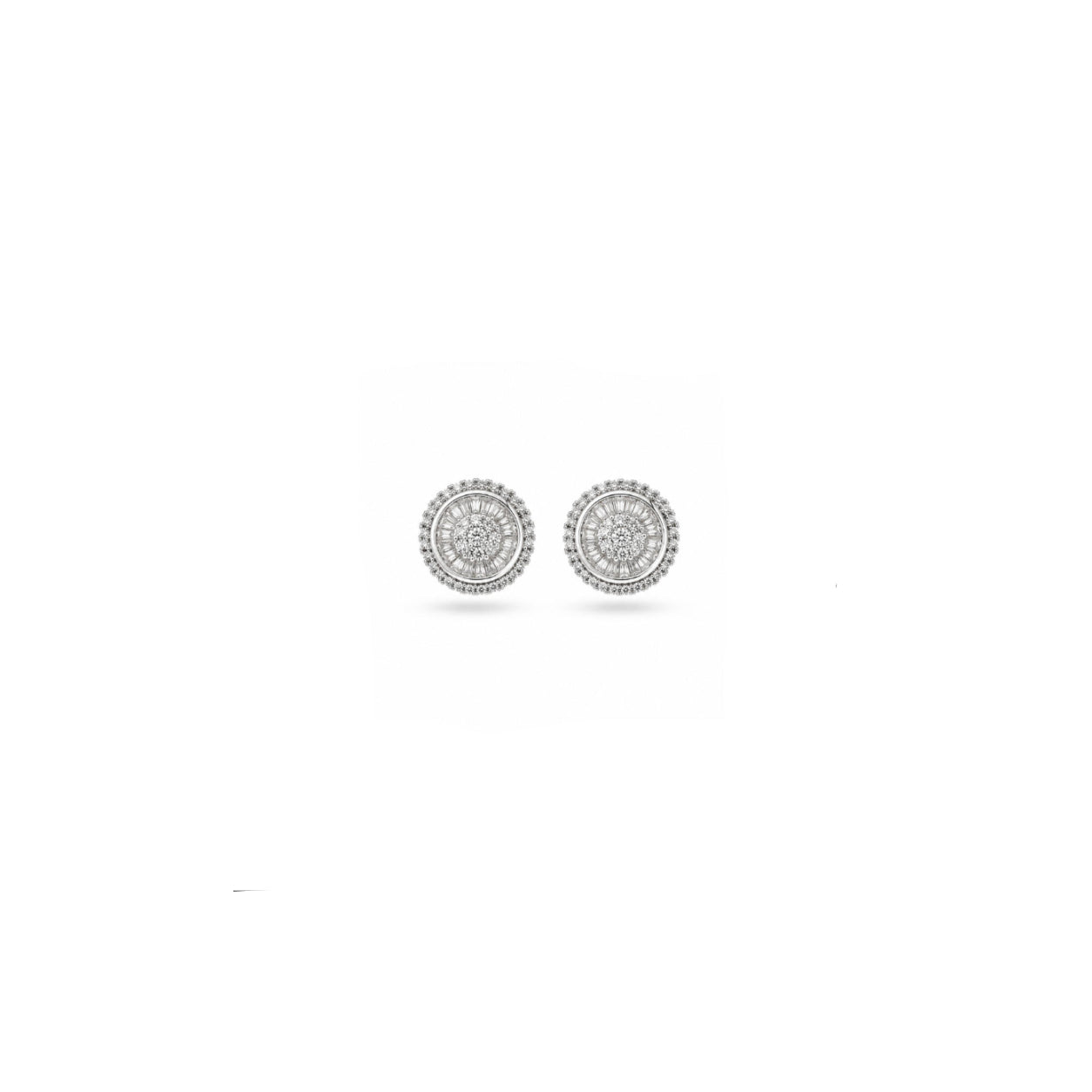 Conjunto Elegance Halo con baño de Oro 18K