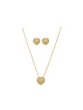 Conjunto Infinito Baguette con baño de Oro 18K