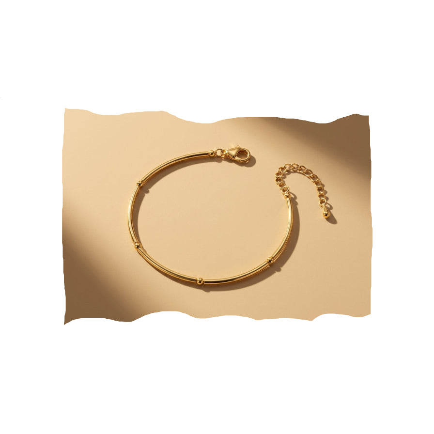Pulsera Golden Balance con Baño de Oro 18K.