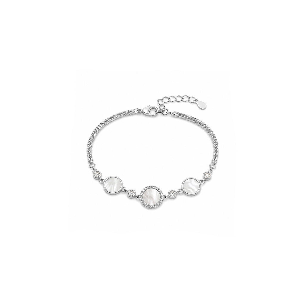 Pulsera Nácar Elegance con Baño de Oro 18K.