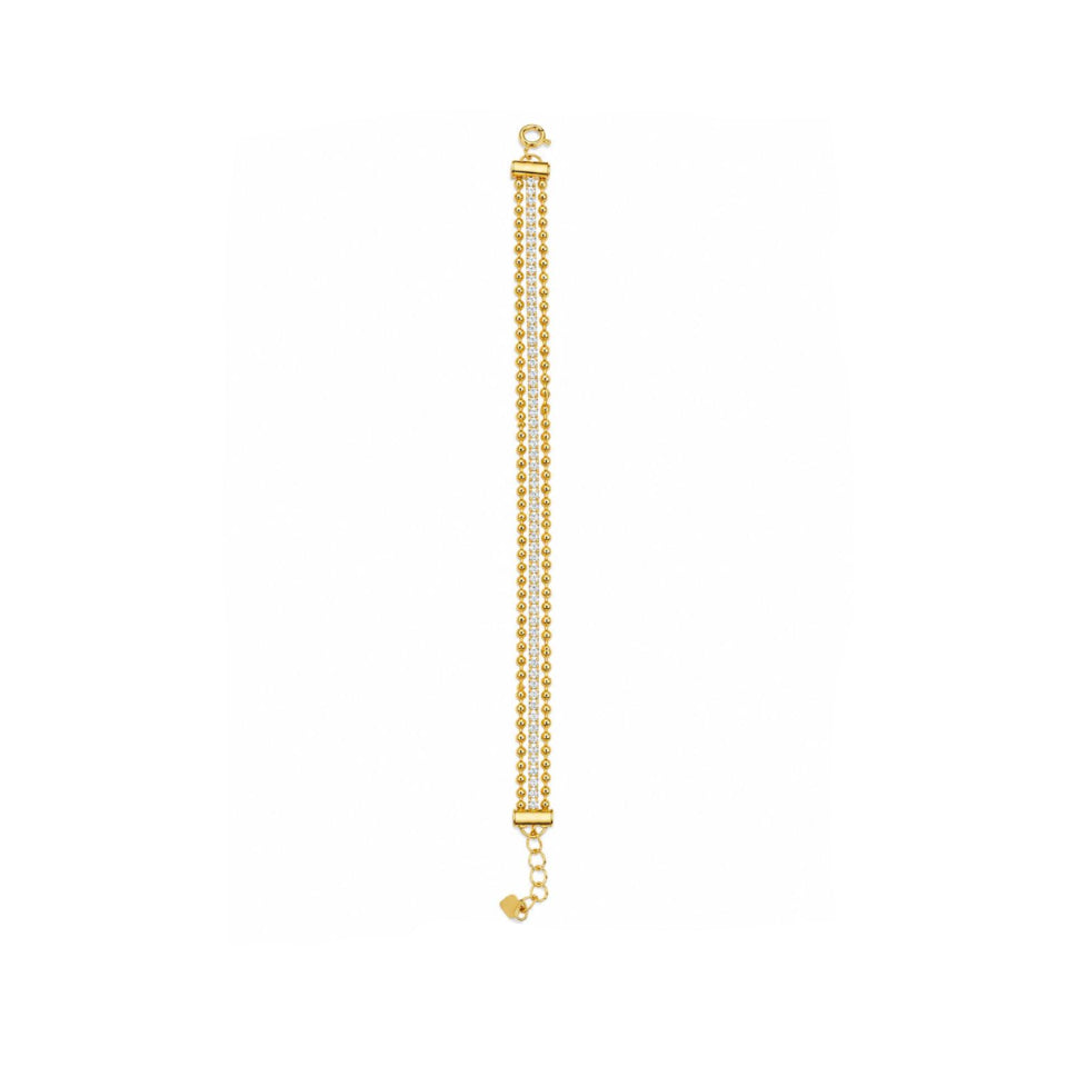Pulsera Eternal Glow con Baño de Oro 18K.