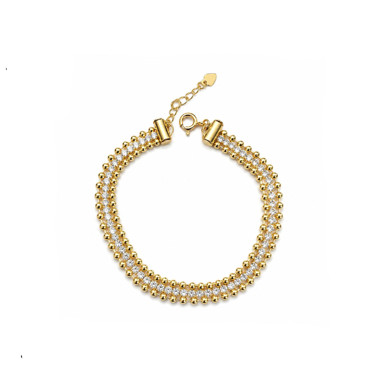 Pulsera Eternal Glow con Baño de Oro 18K.