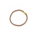 Pulsera Tennis Éternelle con Baño de Oro 18K.