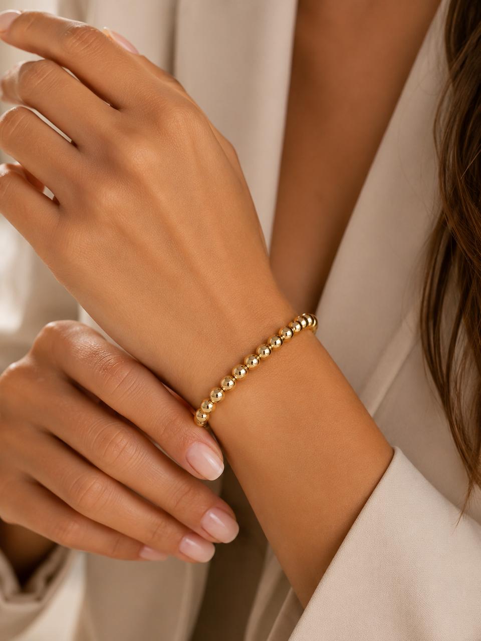Pulsera Alenza Classic Glow M con Baño de Oro 18K