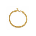 Pulsera Golden Weave con Baño de Oro 18K.