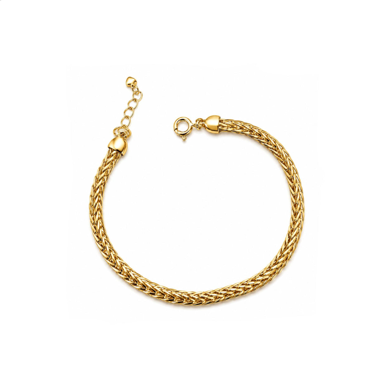 Pulsera Golden Weave con Baño de Oro 18K.