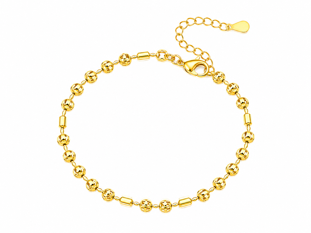 Pulsera Dorada Statement Glow con Baño de Oro 18K Alenza dorado amarillo baño oro 18K