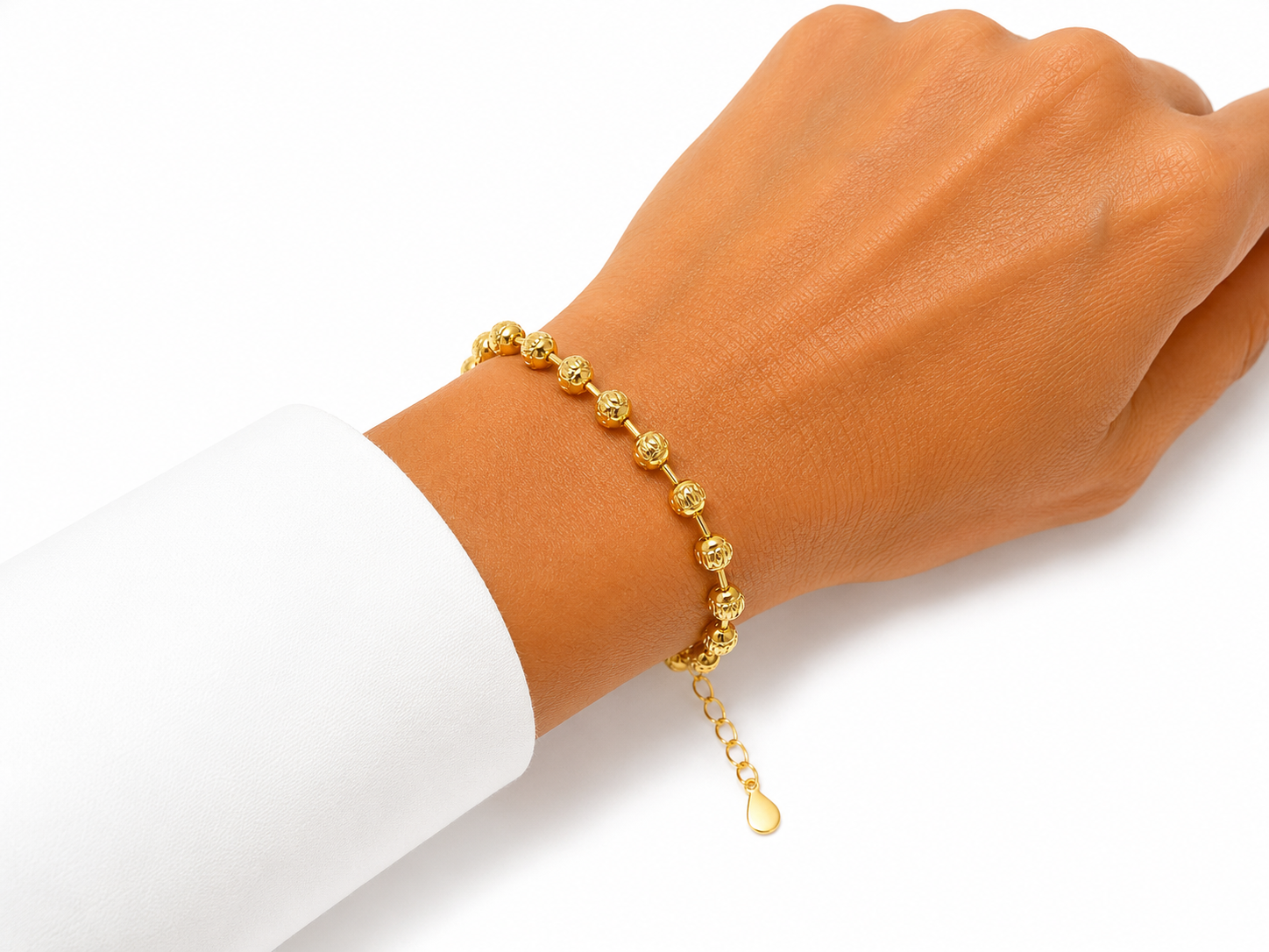 Pulsera Statement Glow con Baño de Oro 18K