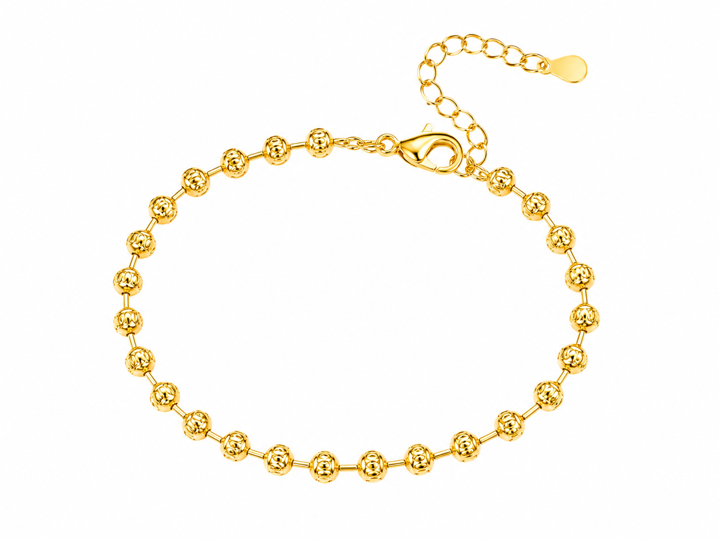 Pulsera Statement Glow con Baño de Oro 18K