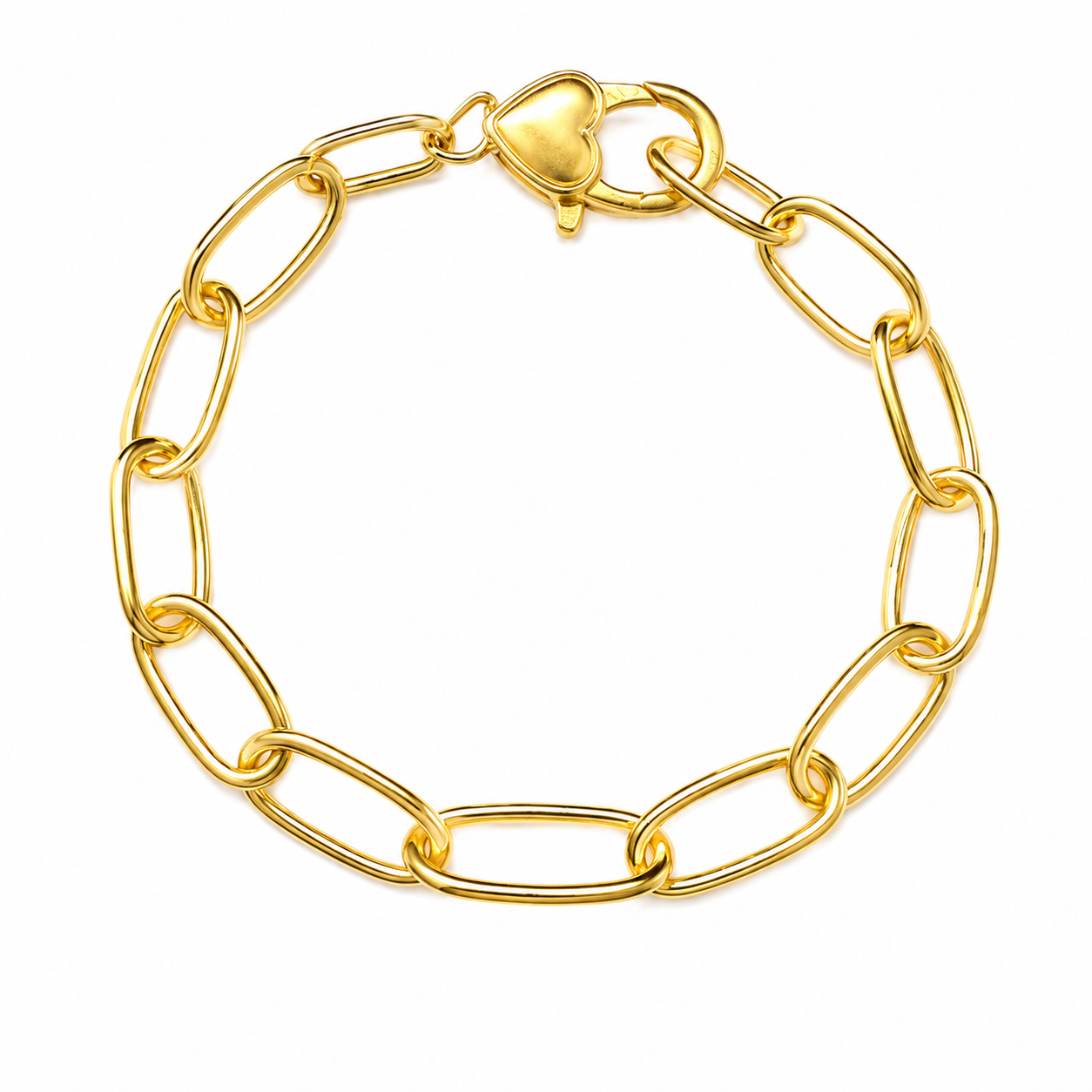 Pulsera Eslabones Chic con Baño de Oro 18K