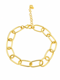 Pulsera Dorada Soft Radiance con Baño de Oro 18K Alenza dorado amarillo baño oro 18K