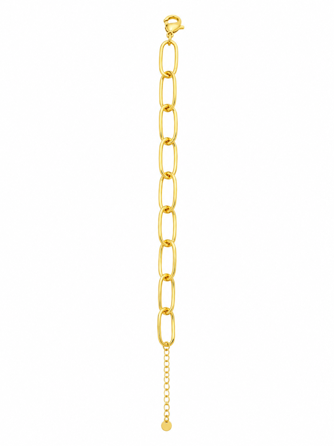 Pulsera Eslabones  con Baño de Oro 18K