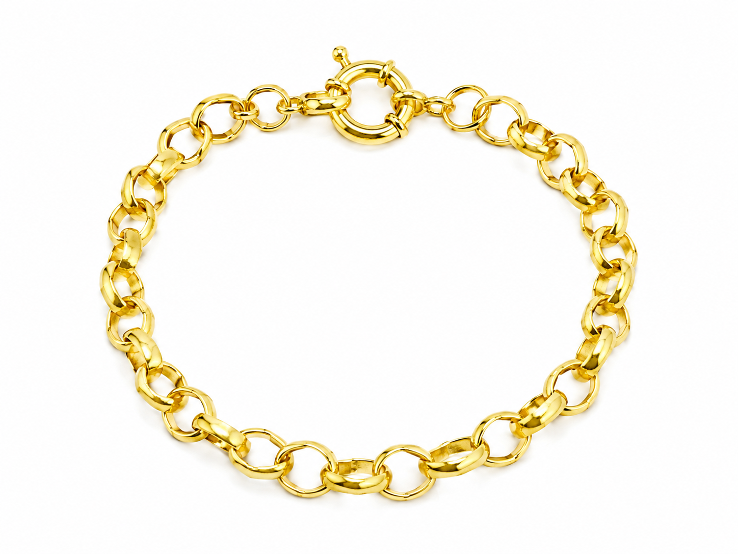 Pulsera dorada PI3851 Alenza con baño de oro 18K