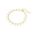 Pulsera Perlas Chic con Baño de Oro 18K
