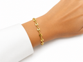 Pulsera Dorada Classic Glow con Baño de Oro 18K Alenza dorado amarillo baño oro 18K