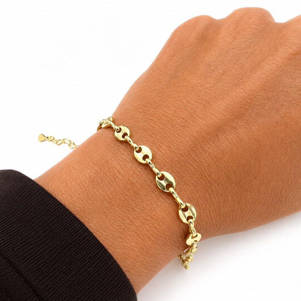 Pulsera Classic Gucci con Baño de Oro 18K