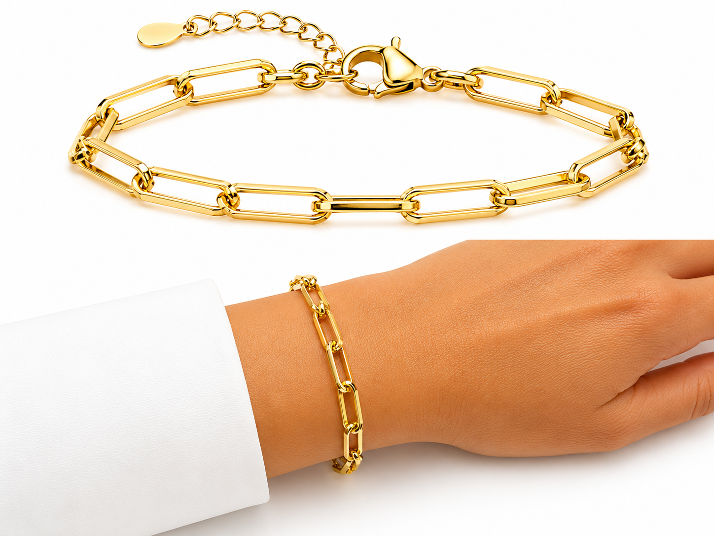 Pulsera Luxe Everyday con Baño de Oro 18K