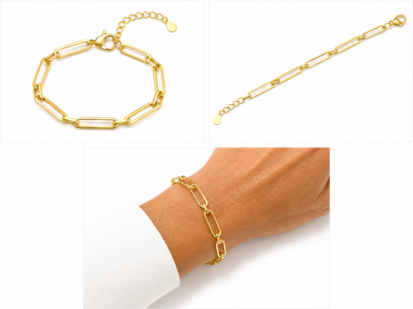 Pulsera Luxe Everyday con Baño de Oro 18K