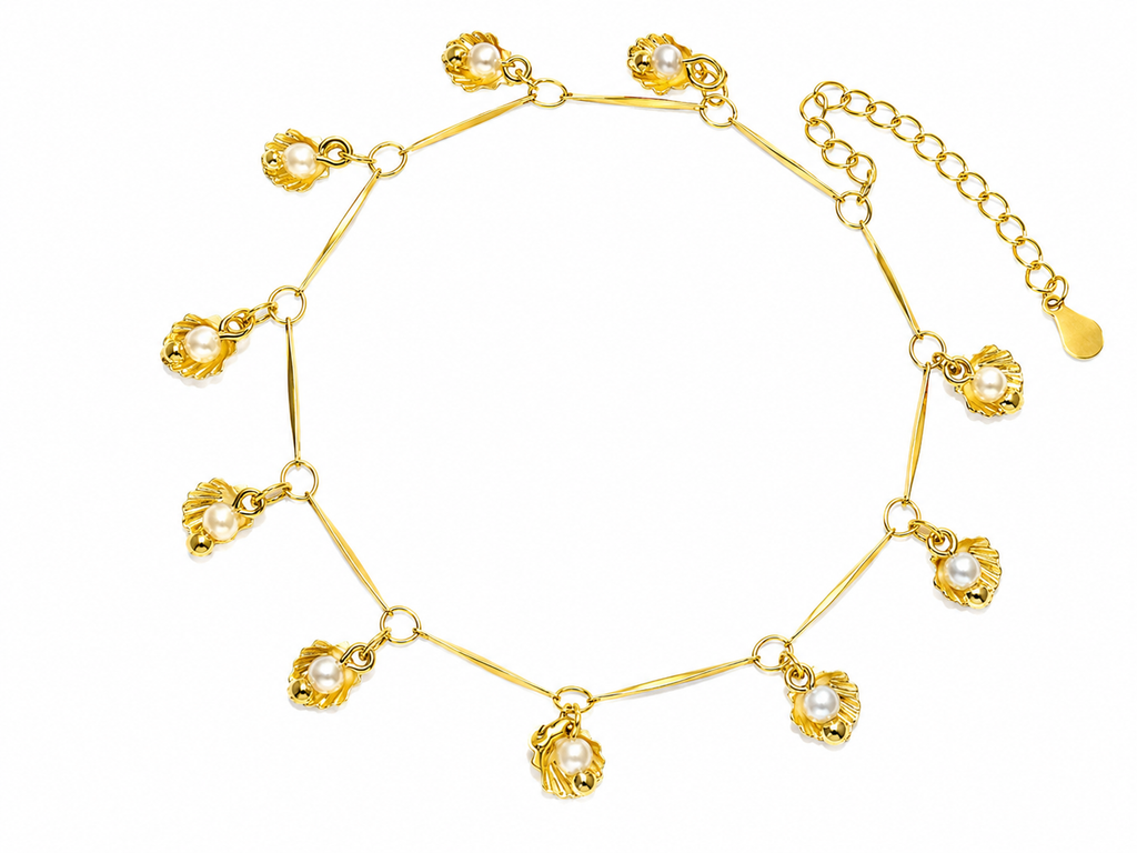 Pulsera dorada PI5588 Alenza con baño de oro 18K