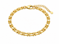 Pulsera Dorada Classic Glow con Baño de Oro 18K Alenza dorado amarillo baño oro 18K