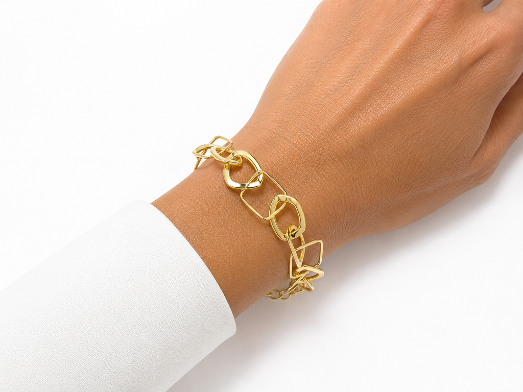 Pulsera Titian Gold con Baño de Oro 18K