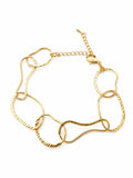 Pulsera Dorada Soft Radiance con Baño de Oro 18K Alenza dorado amarillo baño oro 18K