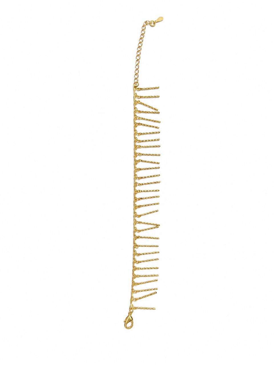 Pulsera Dorada Bold Essence con Baño de Oro 18K Alenza dorado amarillo baño oro 18K