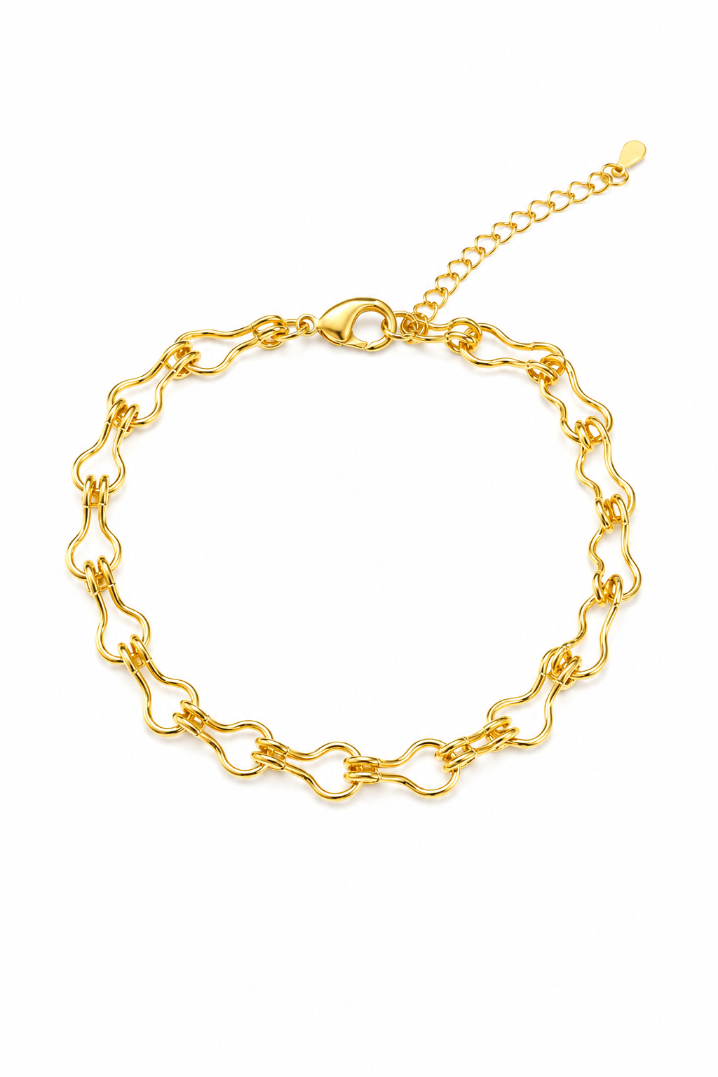 Pulsera Dorada Luxe Everyday con Baño de Oro 18K Alenza dorado amarillo baño oro 18K