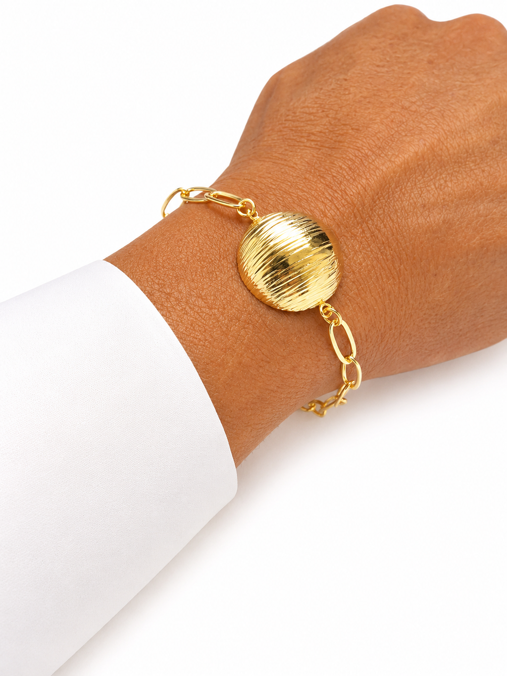 Pulsera Liss con Baño de Oro 18K