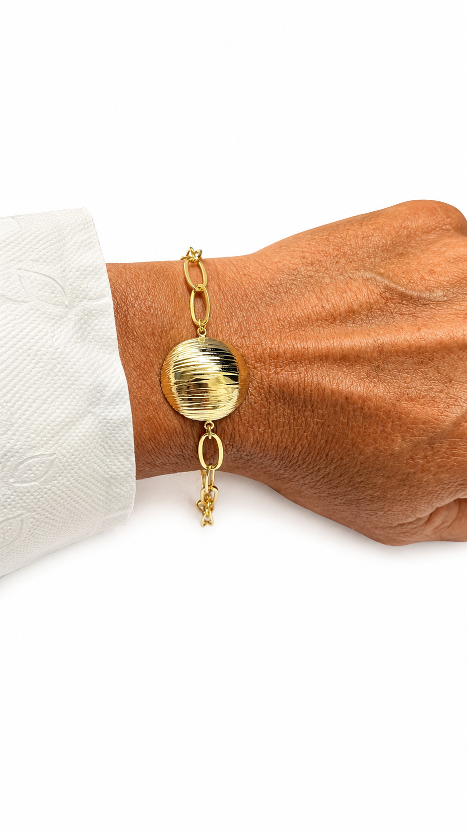 Pulsera Liss con Baño de Oro 18K