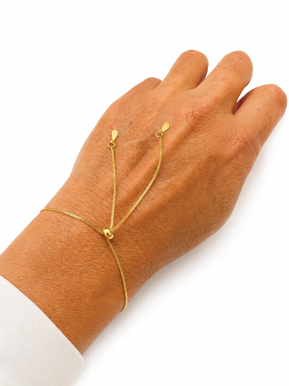 Pulsera Classic Snake con Baño de Oro 18K