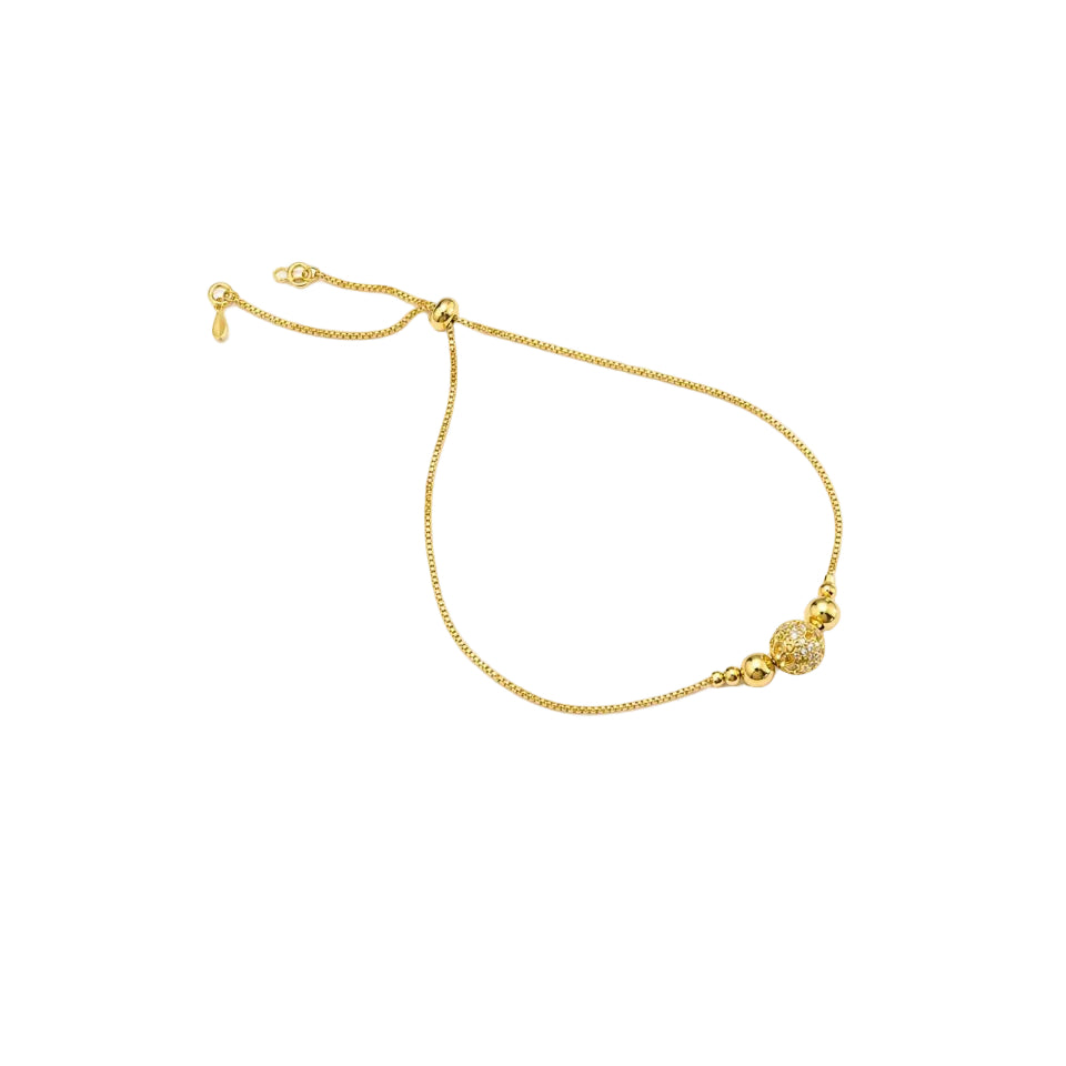 Pulsera Classic Snake con Baño de Oro 18K